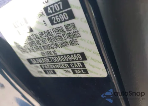 2013 Jaguar Xf V6 Sc z USA, uszkodzony, nr VIN SAJWA0E75D8S69469